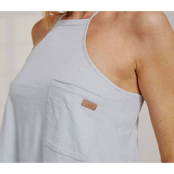 Lunya Organic Pima Cotton High Neck Cami Dress New With Tags Size XS - Picture 1 of 7